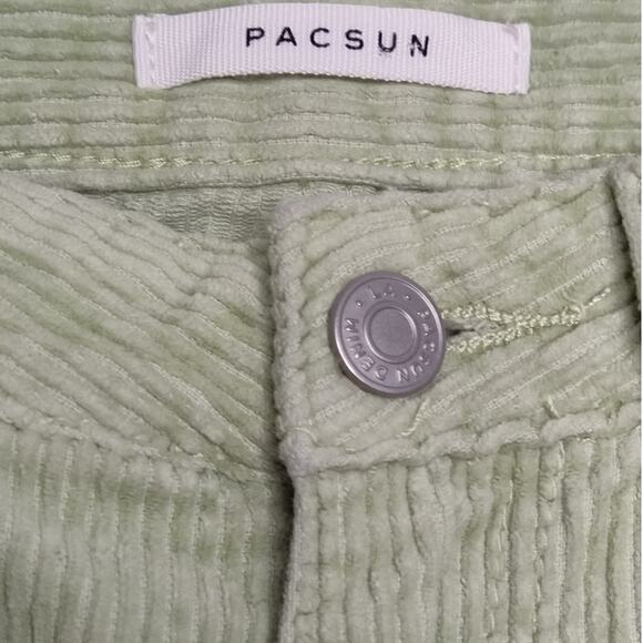 Pacsun corduroy pants jeans pistachio 26 90s boyfriend fit - Picture 3 of 10